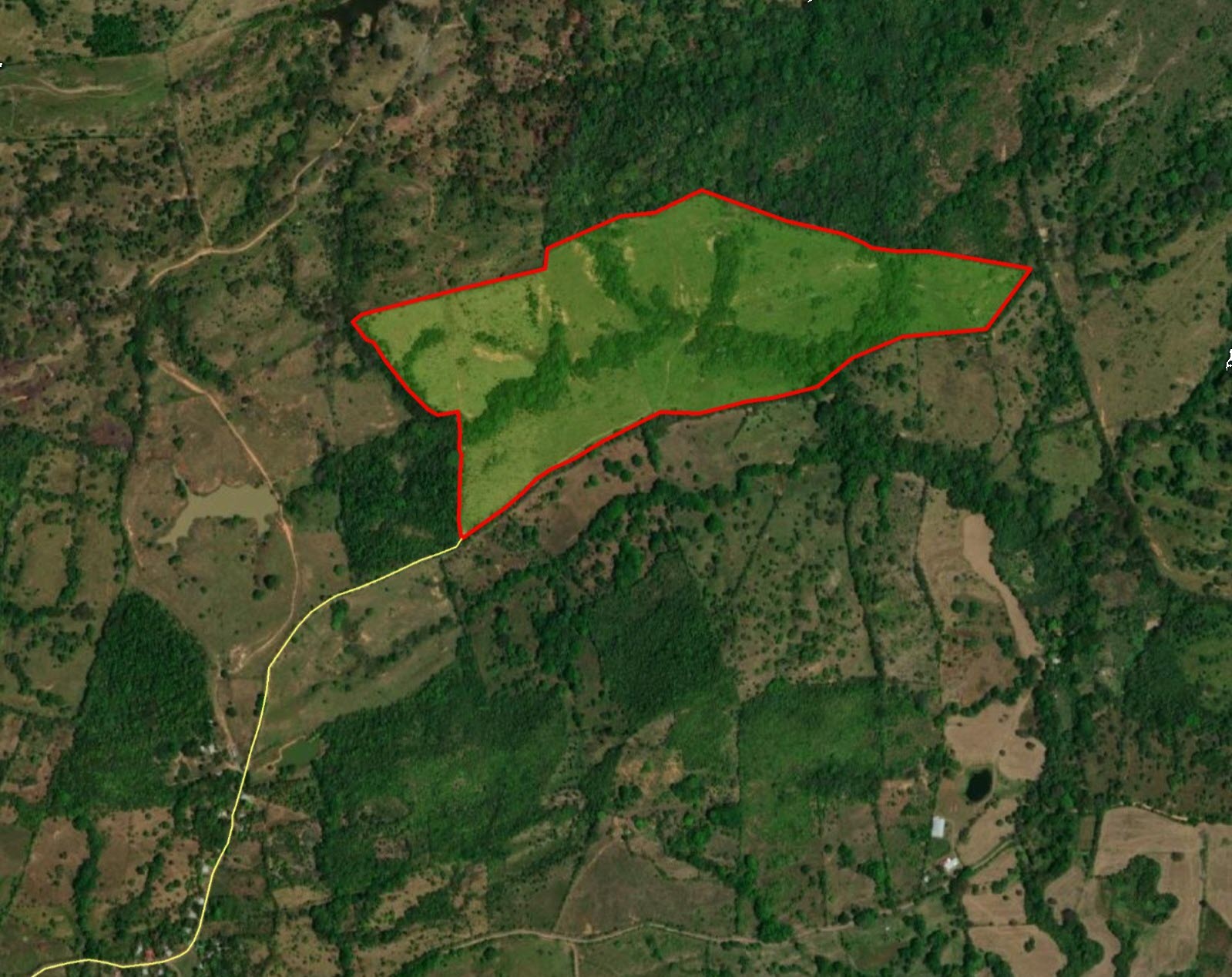 Imagen 2 – vista satelital de Cerro Pedregoso